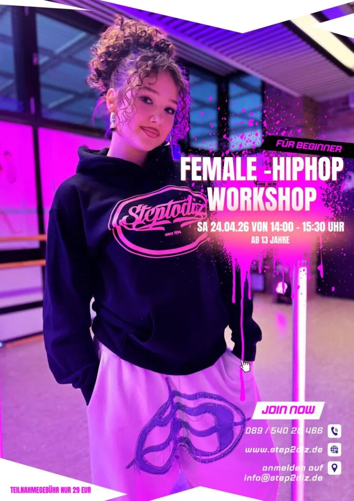 HipHop Vibes mit unserer Trainerin Eve ab April 2026