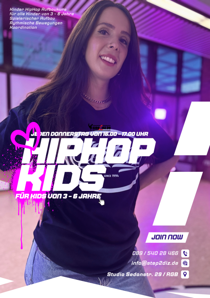 NEU! HipHop Kids von 3 - 6 Jährige mit Regina
