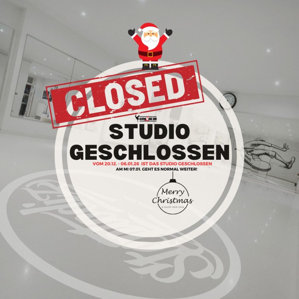 Studio-Schließung über die Feiertage